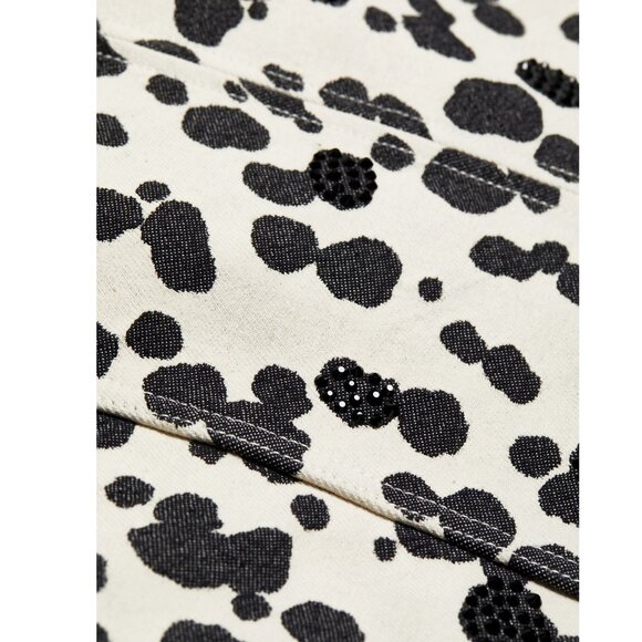 NWT AREA Dalmation Denim Maxi Skirt size 4 - Picture 6 of 6